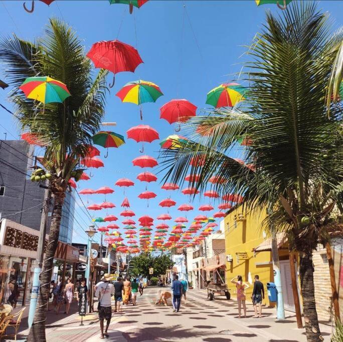 Flat Confortavel E Completo A Poucos Passos Da Praia Em Porto De Galinhas Rua Das Sombrinhas Luaran gambar